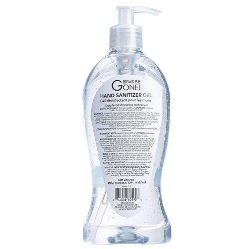 alt: Germs be Gone - 1 case of 15oz Hand Sanitizer Gel - 12pack